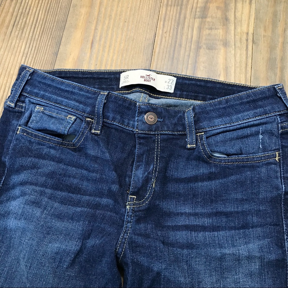 Hollister Distressed Bootcut Jeans